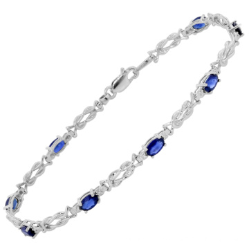 925 Silver Gemstone Bracelets Jewelry Wholesales